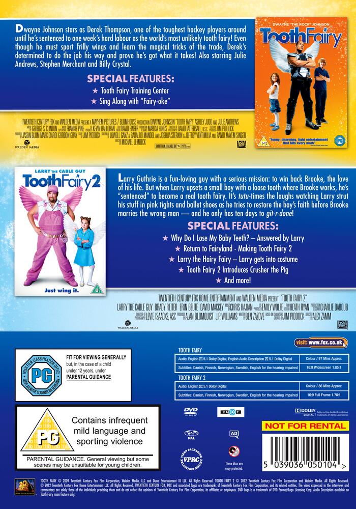 Tooth Fairy / Tooth Fairy 2 DVD