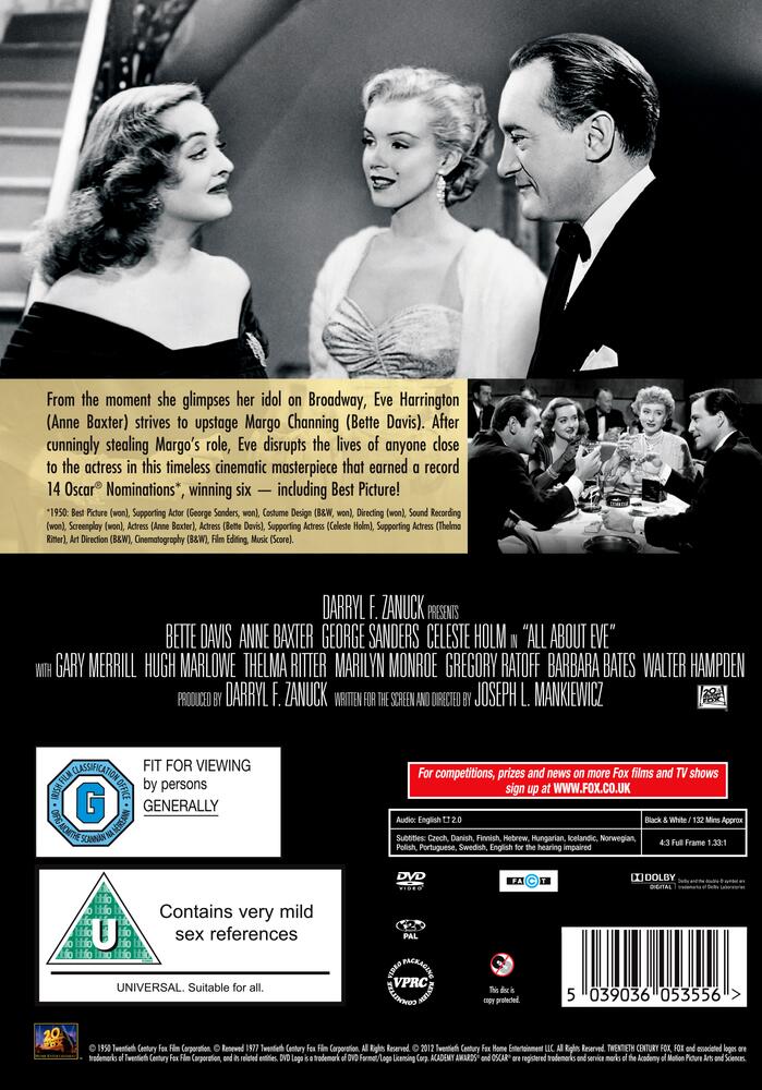 All About Eve DVD