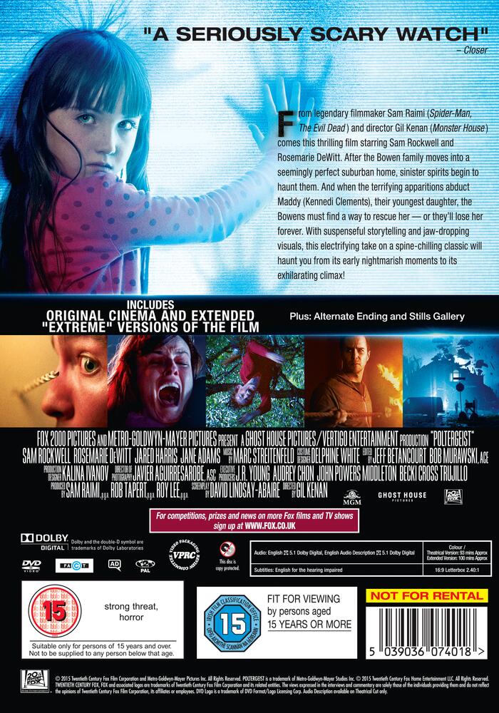 Poltergeist Extended Cut DVD