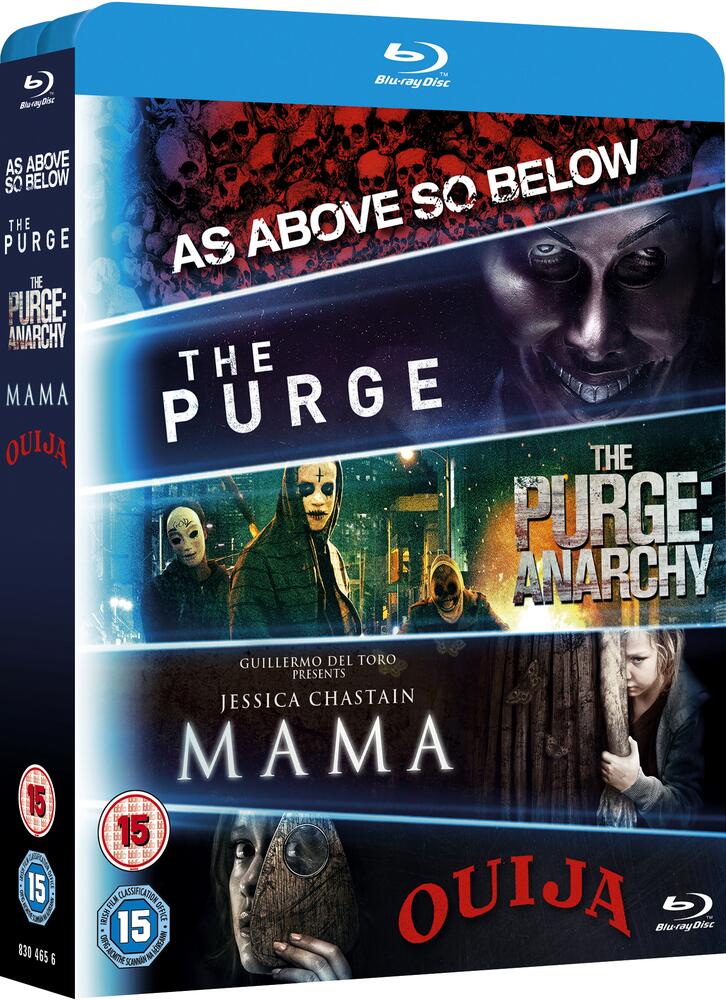 Mama / Purge / Purge - Anarchy / Ouija / As Above So Below Blu-Ray