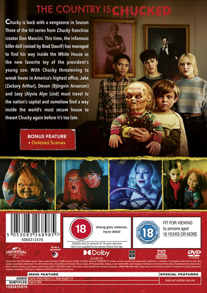 Chucky Season 3 DVD