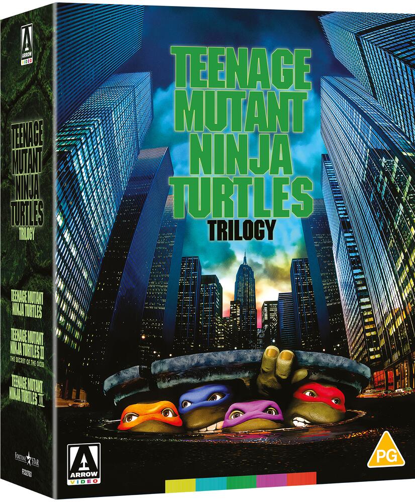 TMNT - Teenage Mutant Ninja Turtles (3 Films) (1990-1993) Movie Collection Limited Edition Blu-Ray