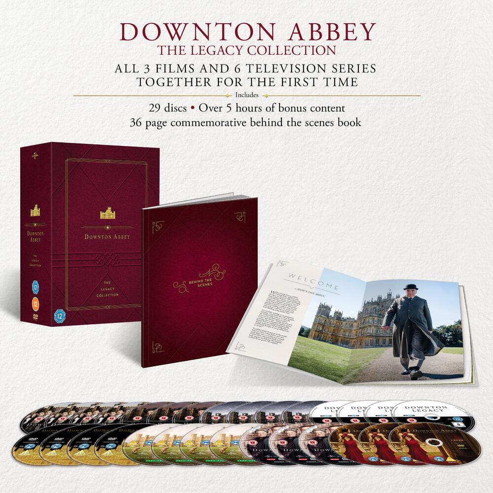 Downton Abbey Series 1 to 6 Complete Collection + Downton Abbey Movie Collection (3 Fims) DVD
