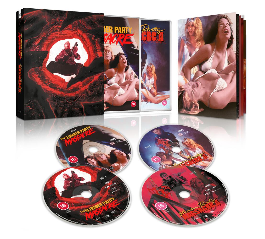 Slumber Party Massacre I / Slumber Party Massacre II Limited Edition 4K Ultra HD + Blu-Ray