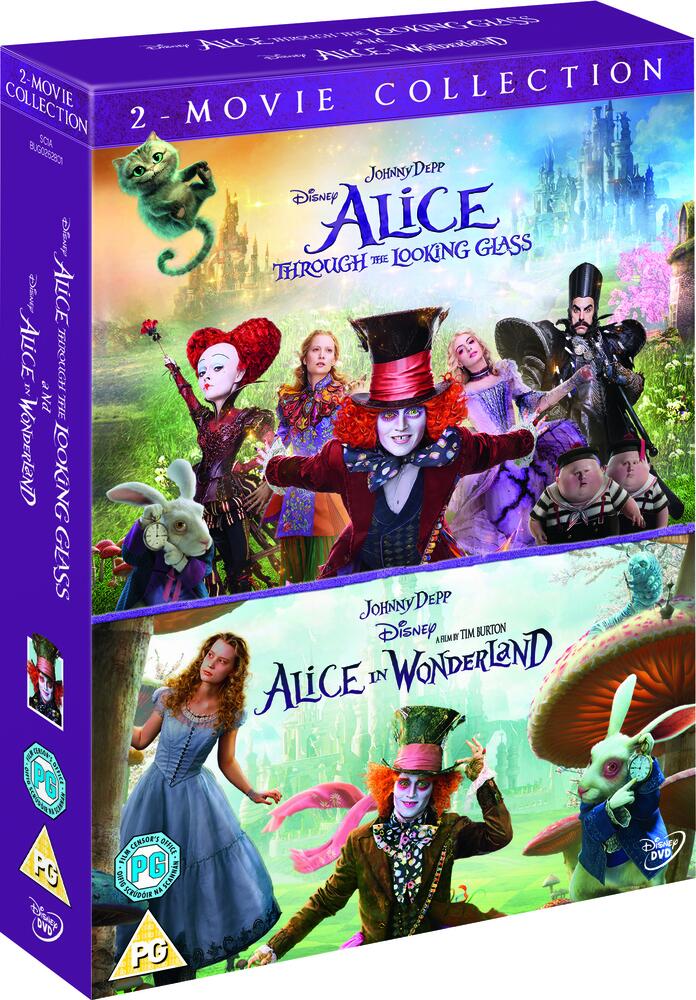 Alice Through The Looking Glass / Alice In Wonderland DVD