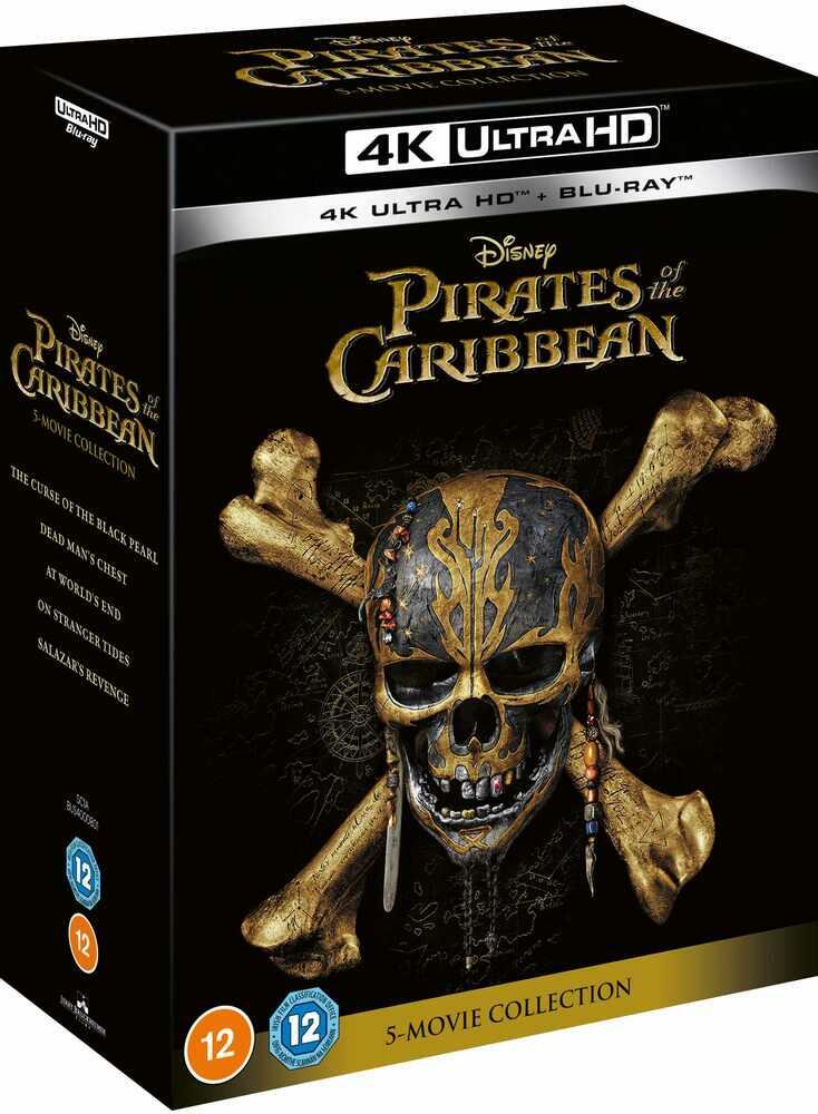 Pirates Of The Caribbean - 1 to 5 Movie Collection 4K Ultra HD + Blu-Ray