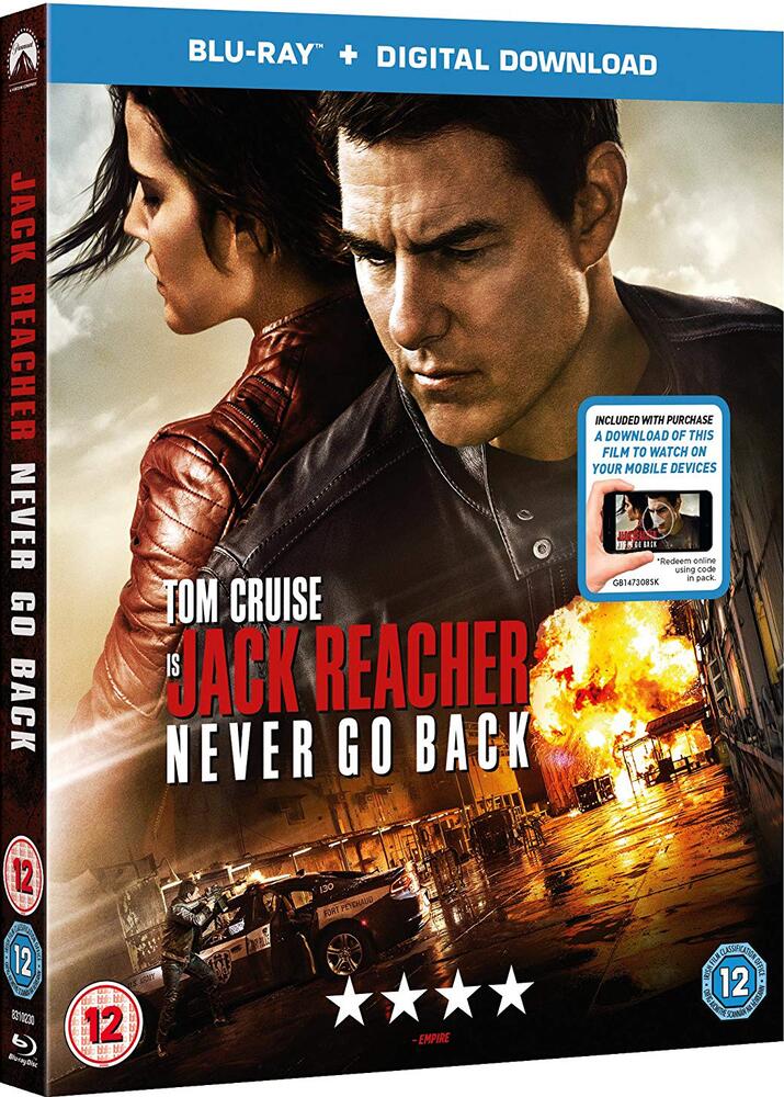 Jack Reacher Never Go Back Blu-Ray