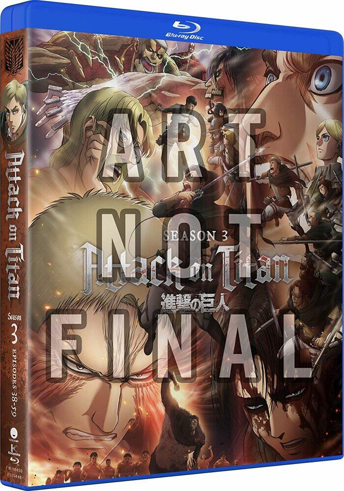 Attack on Titan Complete Season 3 Blu-Ray