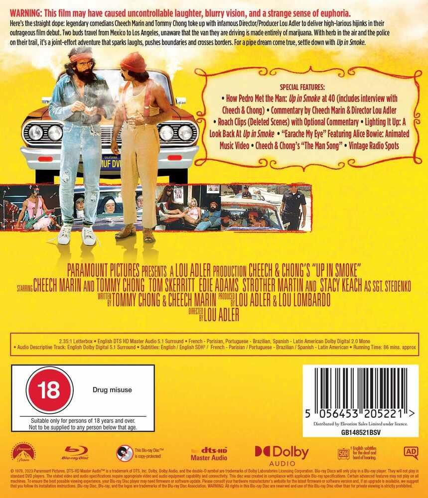 Cheech And Chong - Up In Smoke Blu-Ray