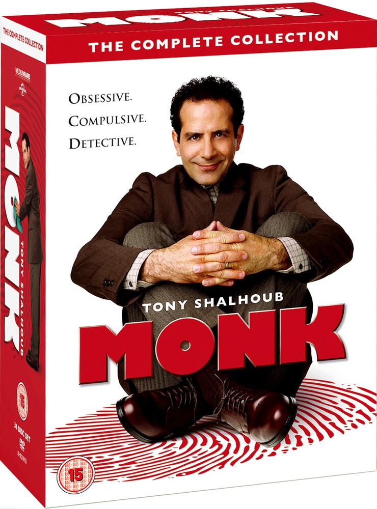 Monk Seasons 1 to 8 Complete Collection DVD