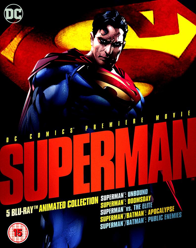 DC Universe - Superman Animated Movie Collection Blu-Ray