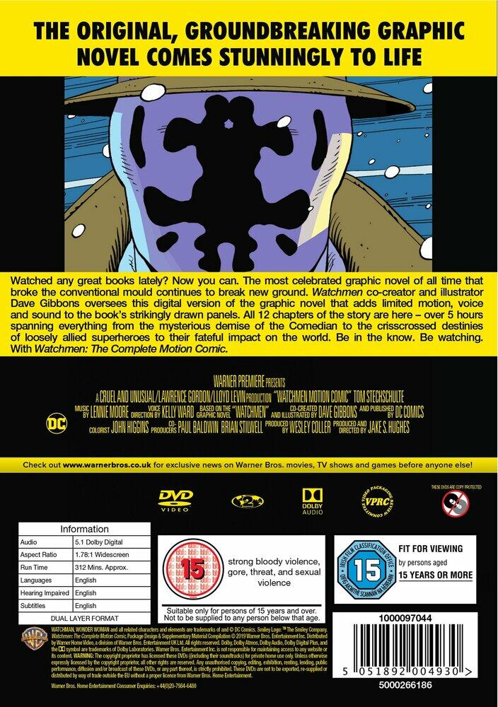 Watchmen – The Complete Motion Comics DVD