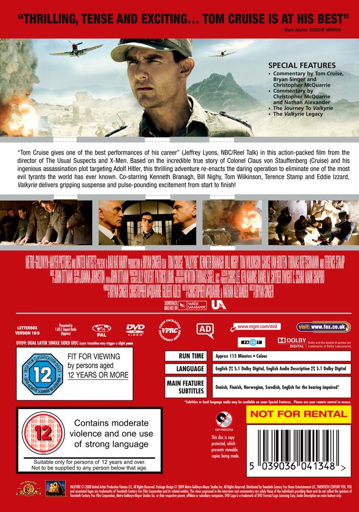 Valkyrie DVD