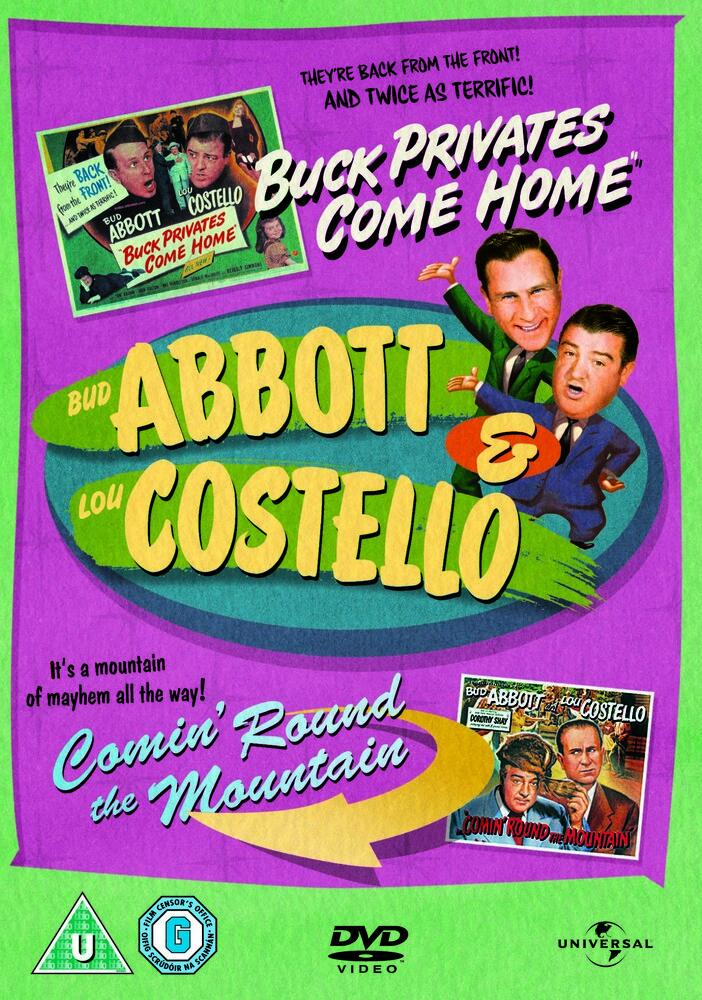 Abbott &amp; Costello - Buck Privates Come Home / Comin Round The Mountain DVD