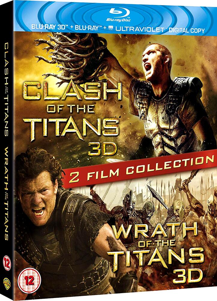 Clash Of The Titans 3D+2D / Wrath Of The Titans 3D+2D Blu-Ray