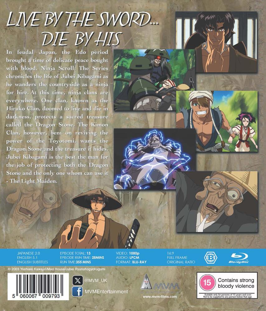 Ninja Scroll Collection Blu-Ray