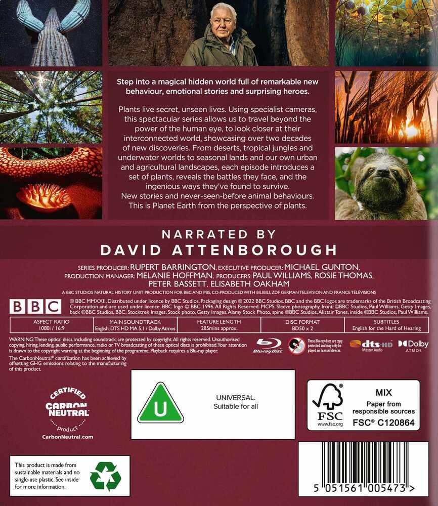 David Attenborough - The Green Planet Blu-Ray