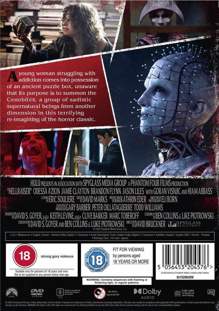 Hellraiser DVD
