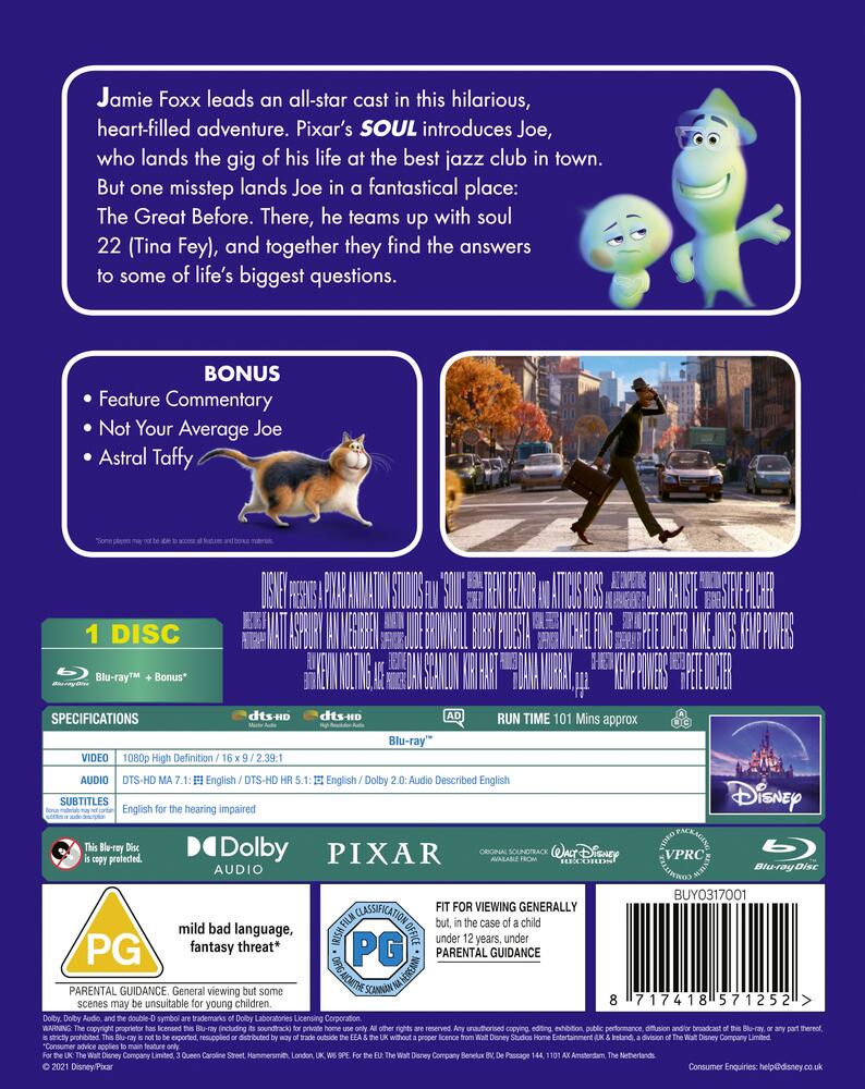 Soul Blu-Ray