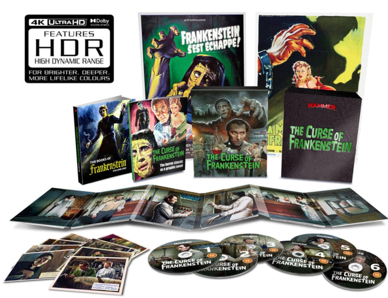 The Curse Of Frankenstein Limited Collectors Edition 4K Ultra HD + Blu-Ray