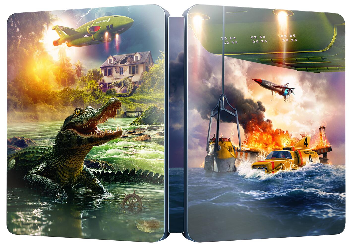Thunderbirds Atlantic Inferno / Attack Of The Alligators Limited Collectors Edition SteelBook 4K Ultra HD