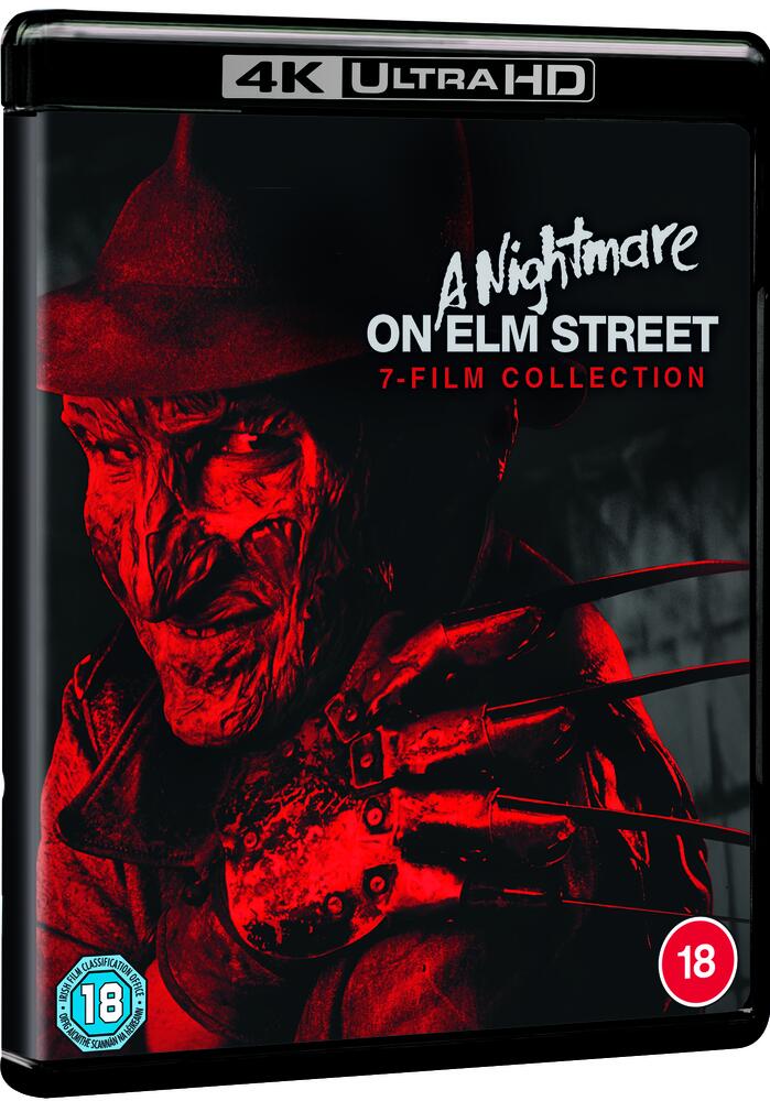 A Nightmare On Elm Street 1 to 7 Film Collection 4K Ultra HD + Blu-Ray