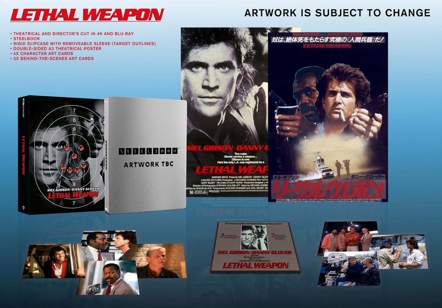 Lethal Weapon Ultimate Collectors Edition Steelbook 4K Ultra HD + Blu-Ray