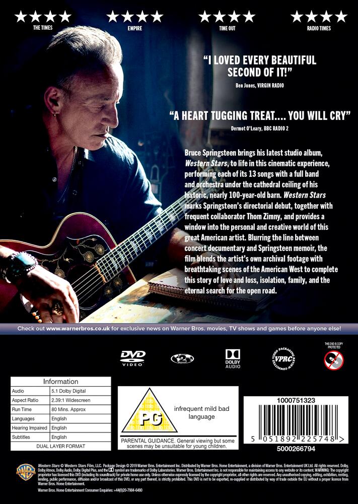 Western Stars DVD
