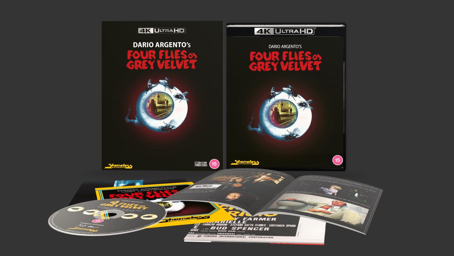 Four Flies On Grey Velvet Limited Collectors Edition 4K Ultra HD