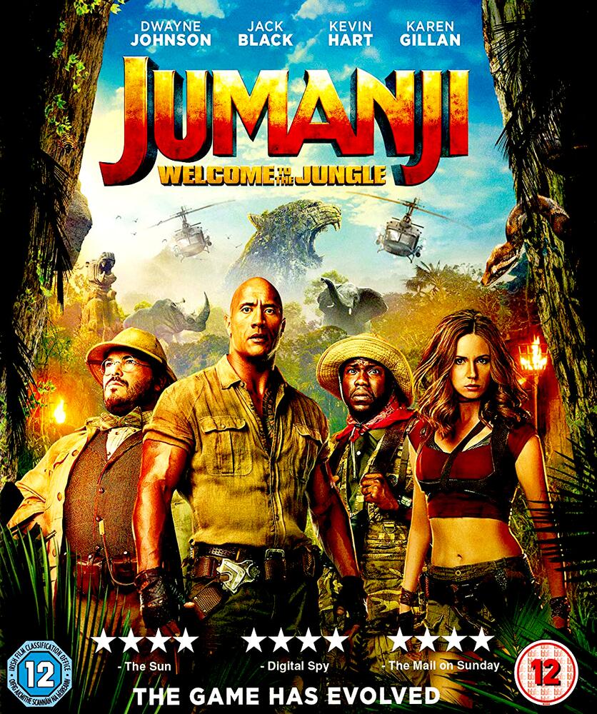 Jumanji Welcome To The Jungle Blu-Ray