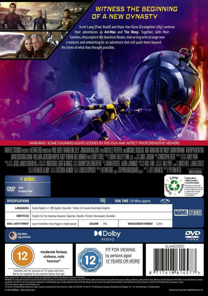Ant-Man And The Wasp - Quantumania DVD