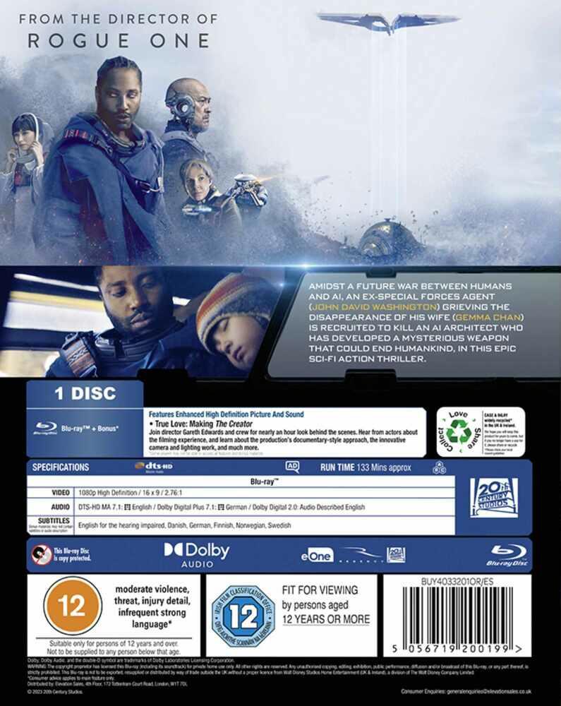 The Creator Blu-Ray