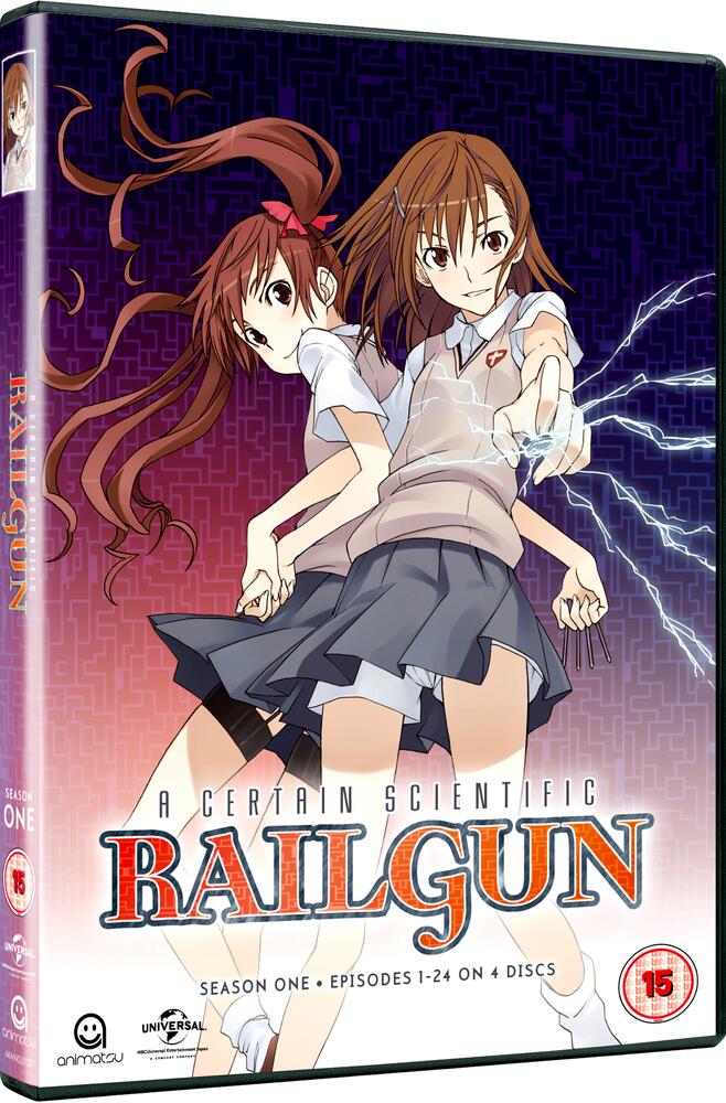 A Certain Scientific Railgun Season 1 - Episodes 1-24 DVD