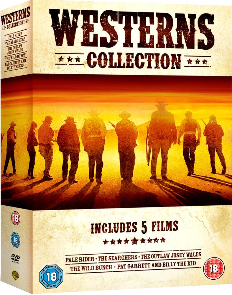 Pale Rider / The Searchers / Outlaw Josey Wales / The Wild Bunch / Pat Garrett And Billy The Kid DVD