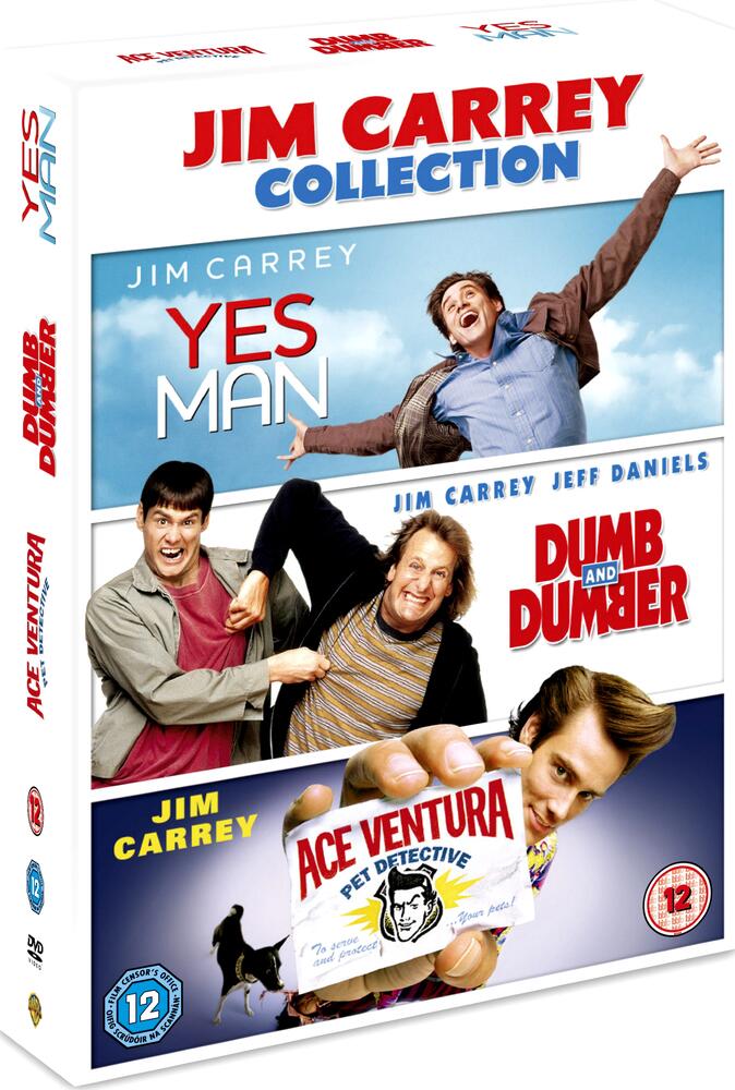 Jim Carey - Yes Man / Dumb And Dumber / Ace Ventura DVD