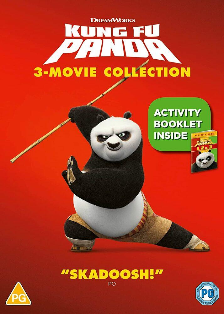 Kung Fu Panda 1 to 3 (With Activity Book) DVD