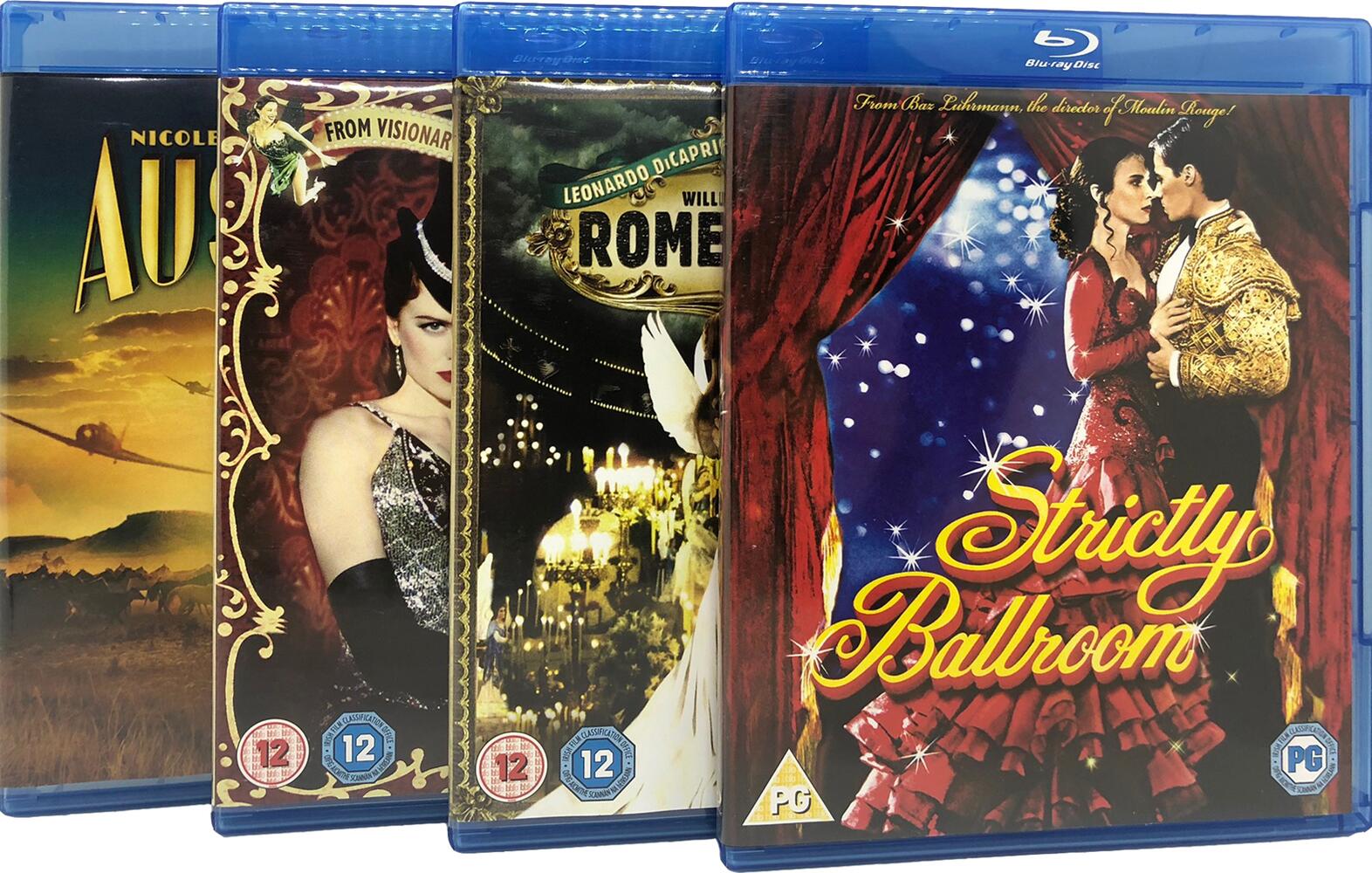 Baz Luhrmann - Australia / Moulin Rouge! / Romeo And Juliet / Strictly Ballroom Blu-Ray
