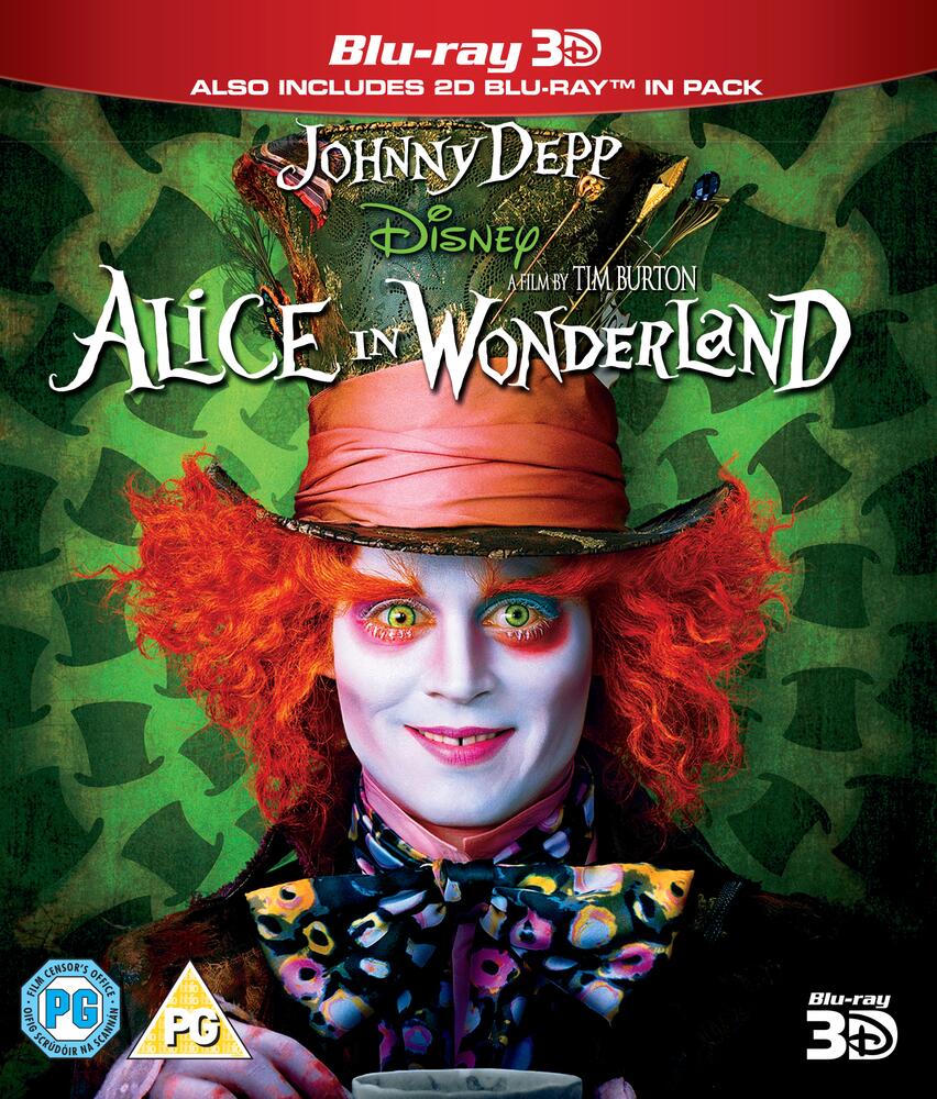 Alice In Wonderland 3D+2D Blu-Ray