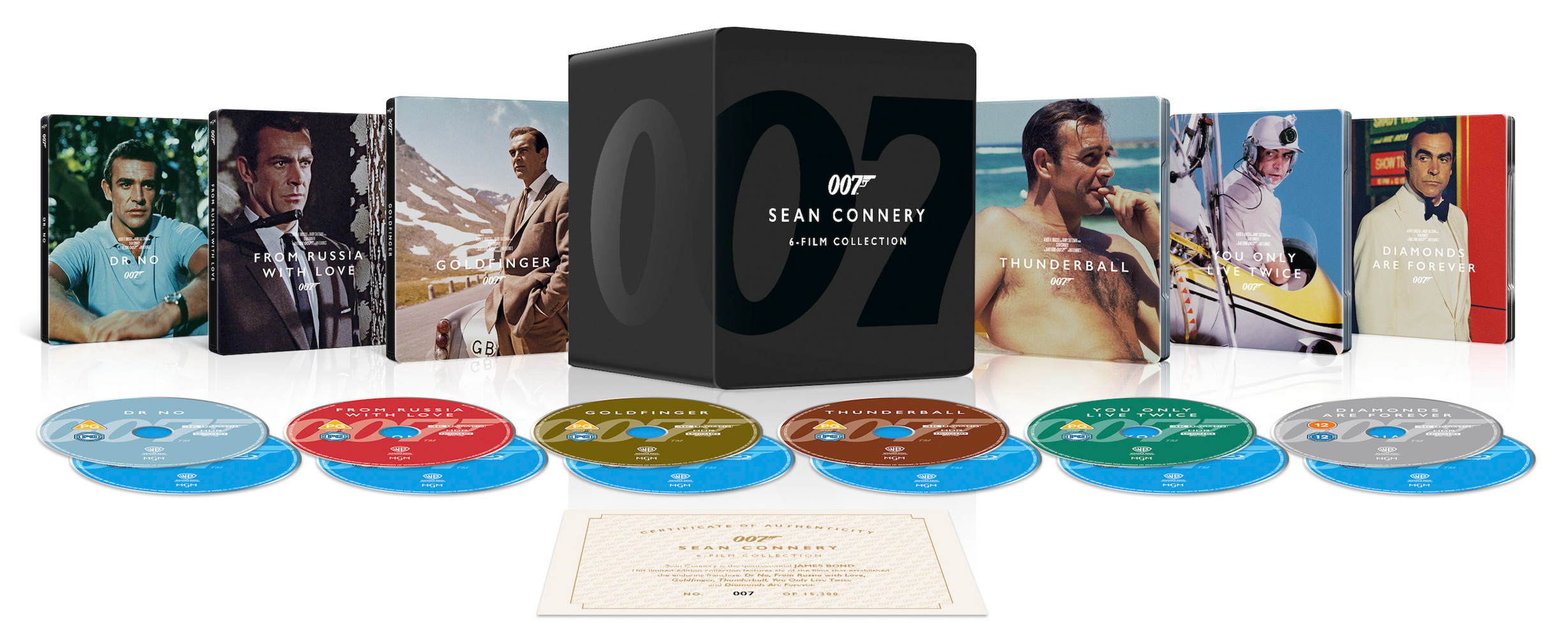 James Bond - Sean Connery Collection Limited Edition Steelbook