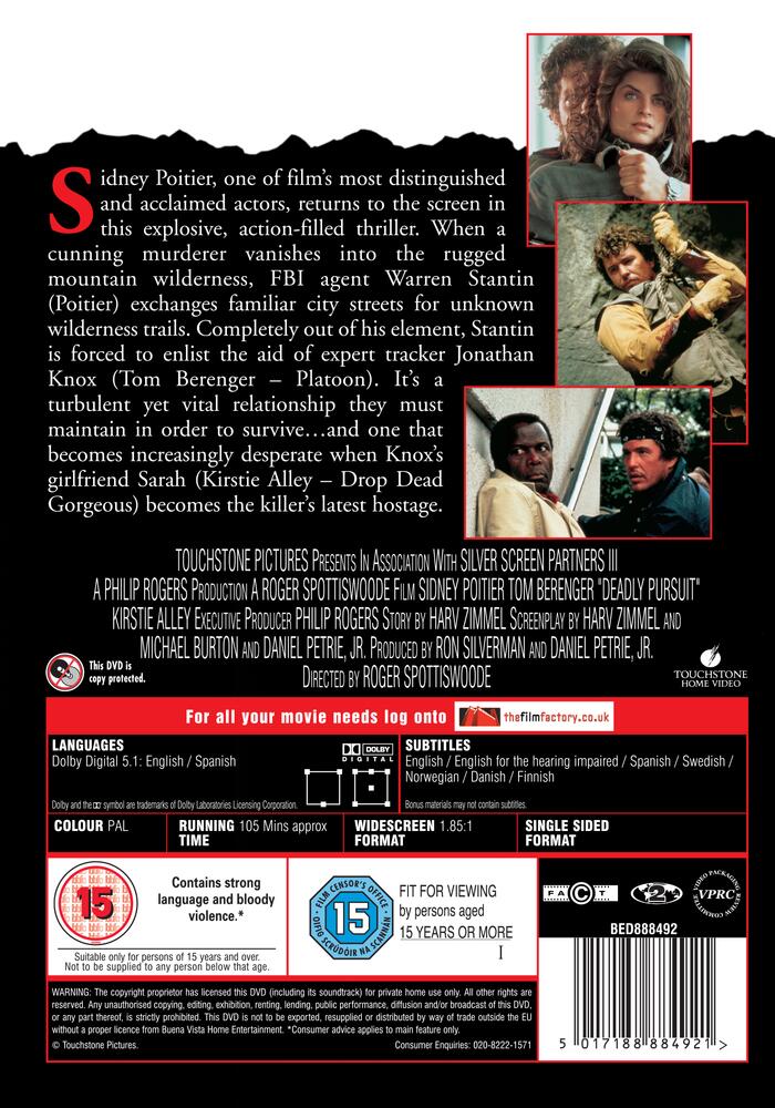 Deadly Pursuit DVD