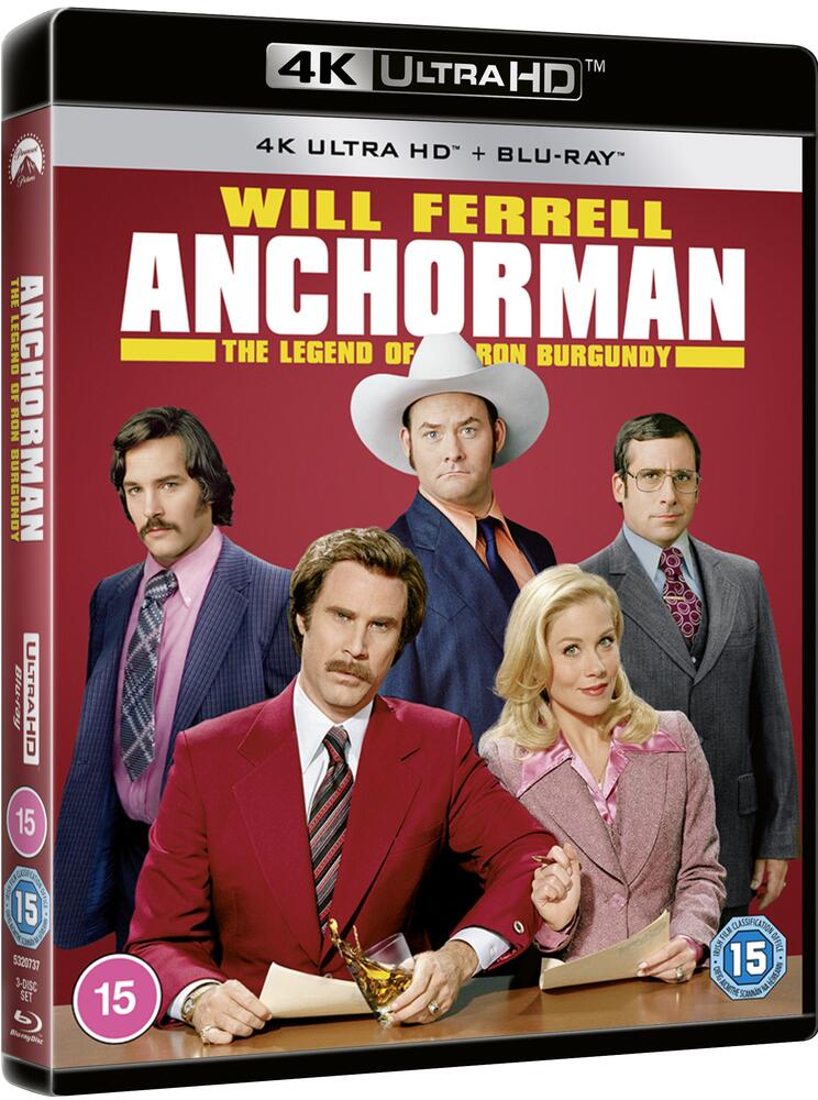 Anchorman - The Legend Of Ron Burgundy 4K Ultra HD + Blu-Ray