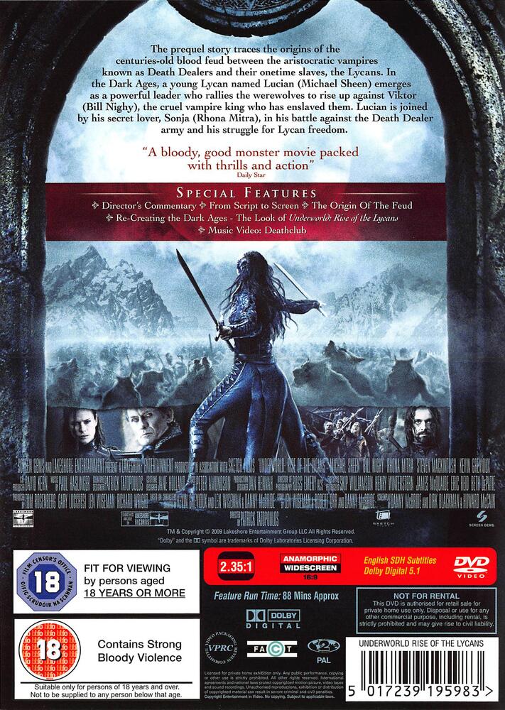 Underworld Rise Of The Lycans