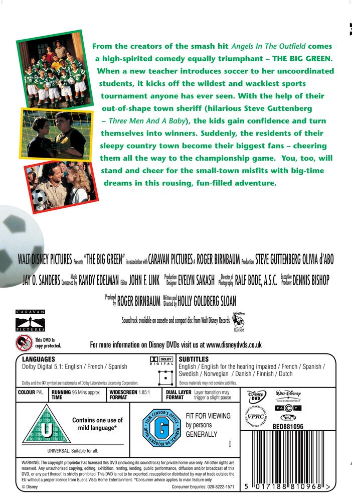 The Big Green DVD