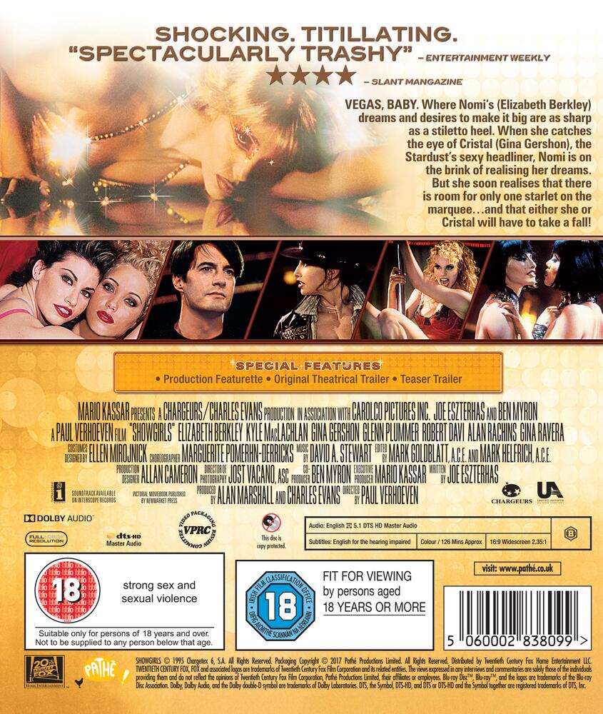 Showgirls Blu-Ray