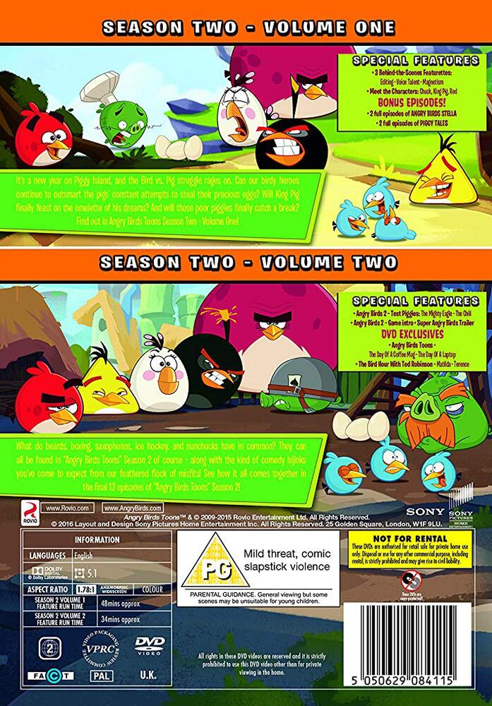 Angry Birds Toons Season 2 DVD