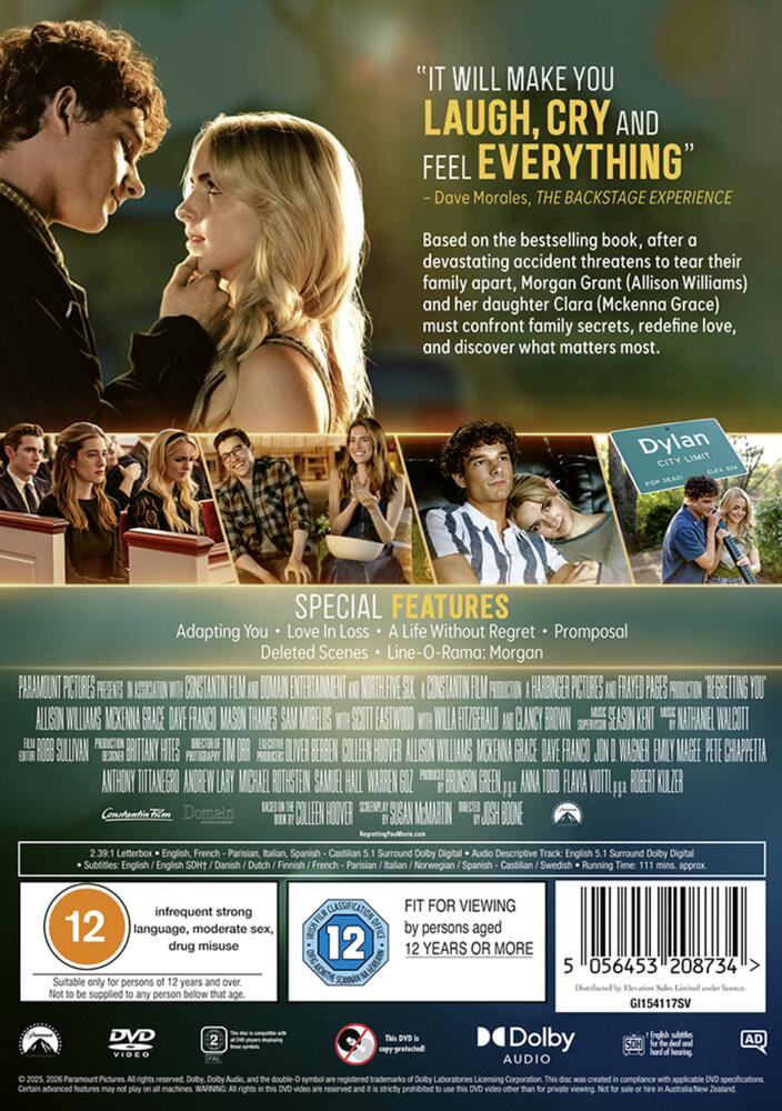 Regretting you DVD