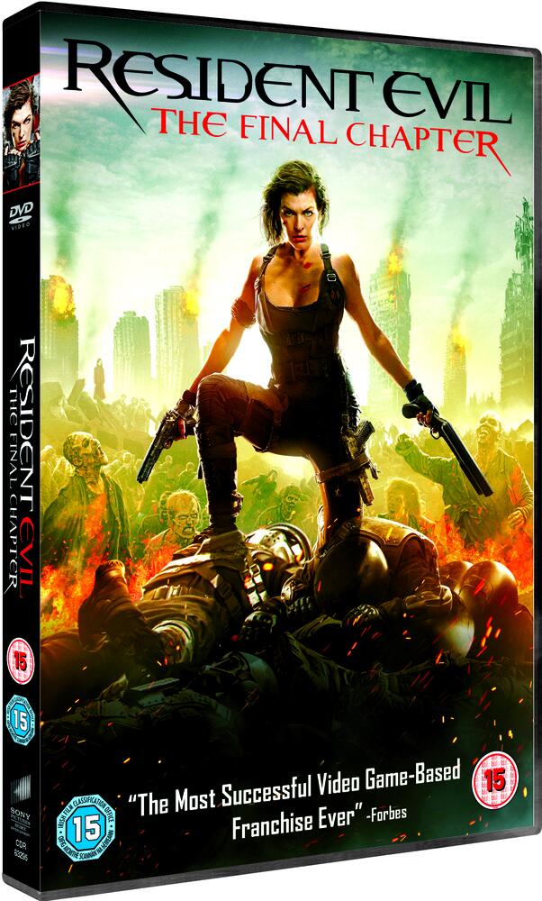 Resident Evil - The Final Chapter DVD