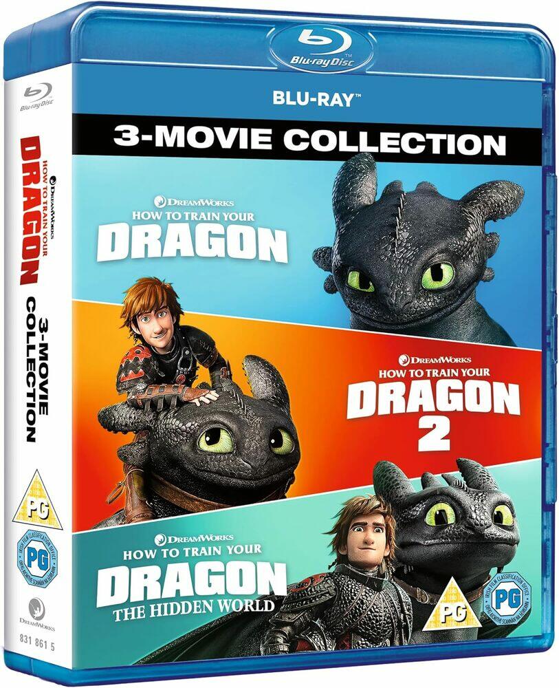 How To Train Your Dragon 1 to 3 Blu-Ray