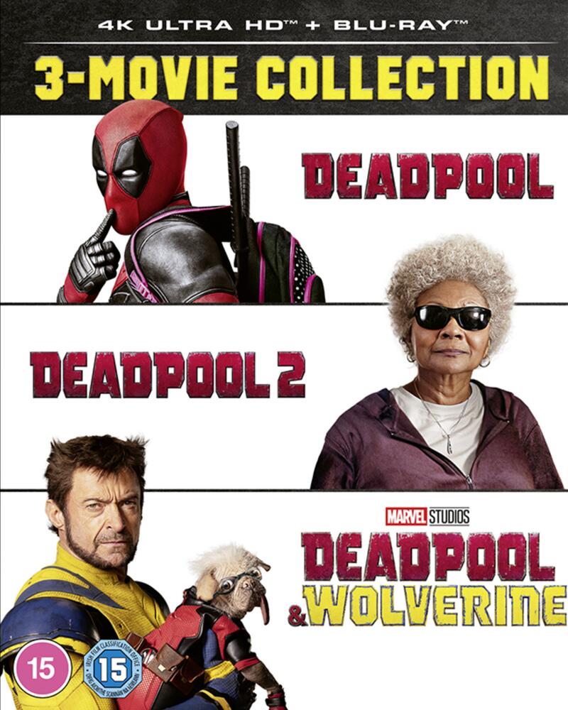 Deadpool 1 / Deadpool 2 / Deadpool 3 - Deadpool & Wolverine 4K Ultra HD + Blu-Ray
