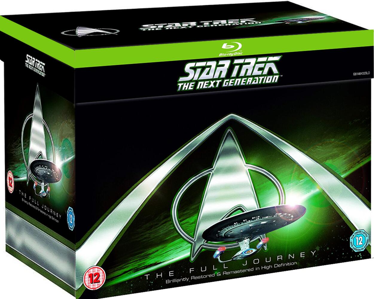 Star Trek - The Next Generation Seasons 1 to 7 Complete Collection Blu-Ray